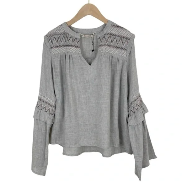 Zara embroidered blouse size M - Picture 8 of 8